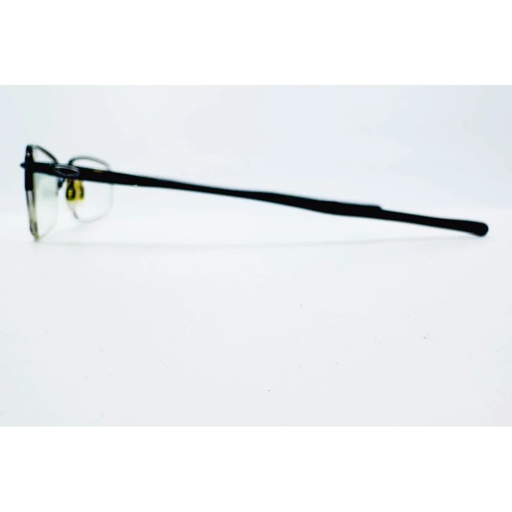 Oakley Eyeglasses Mens Black Semi Rimless Rectangular Frames 53-18-140